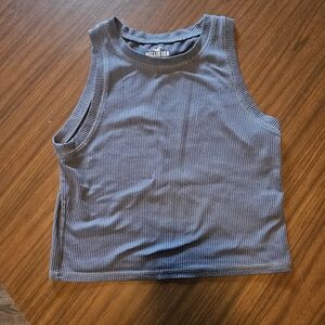 Hollister Kids Charcoal Ribbed Tank Top